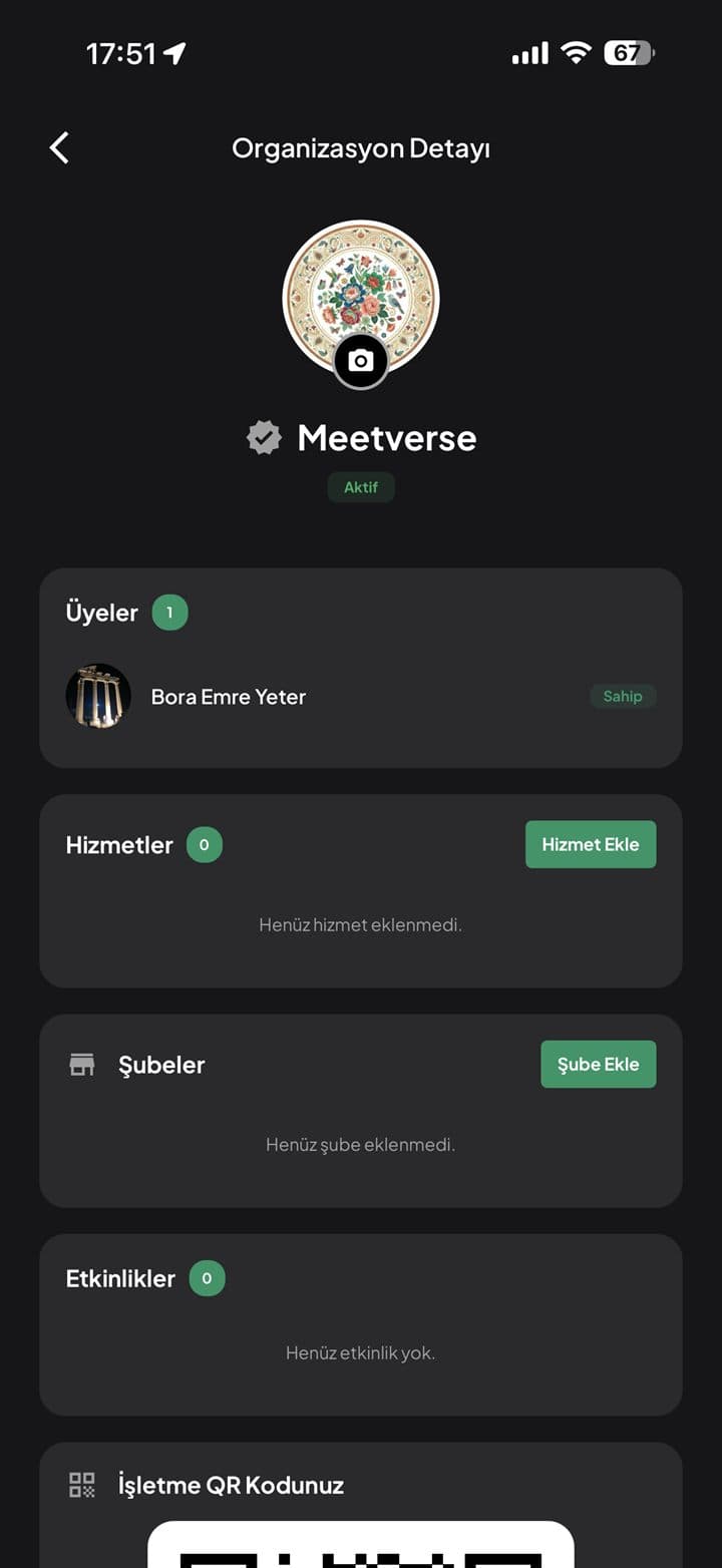 Organizasyonu keşfet